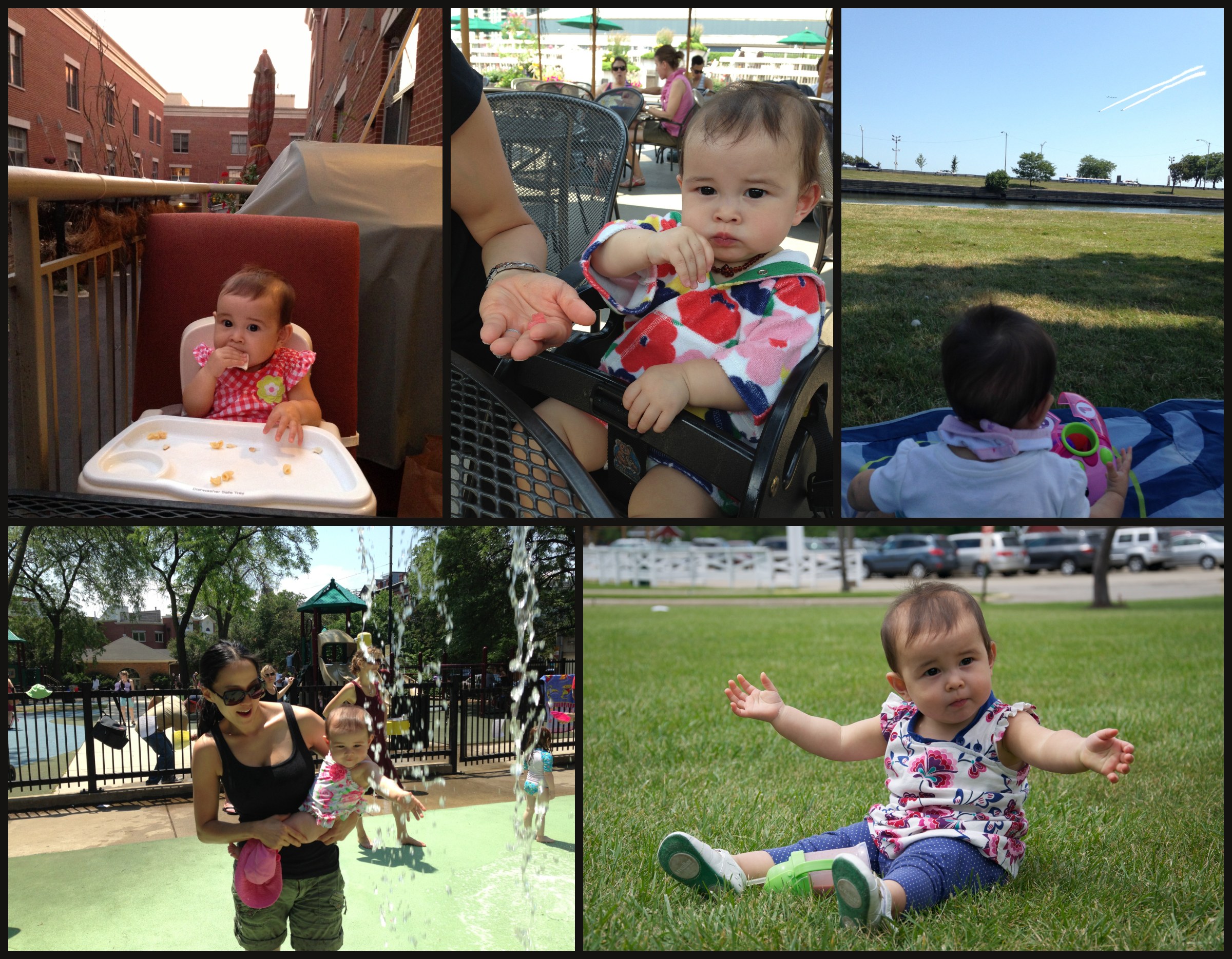 Ava is 11 1/2 Months and Cudder! collage