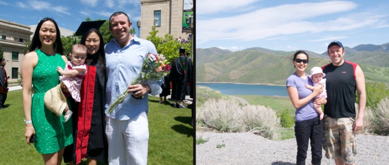 Amy's graduation and family time in Salt Lake City