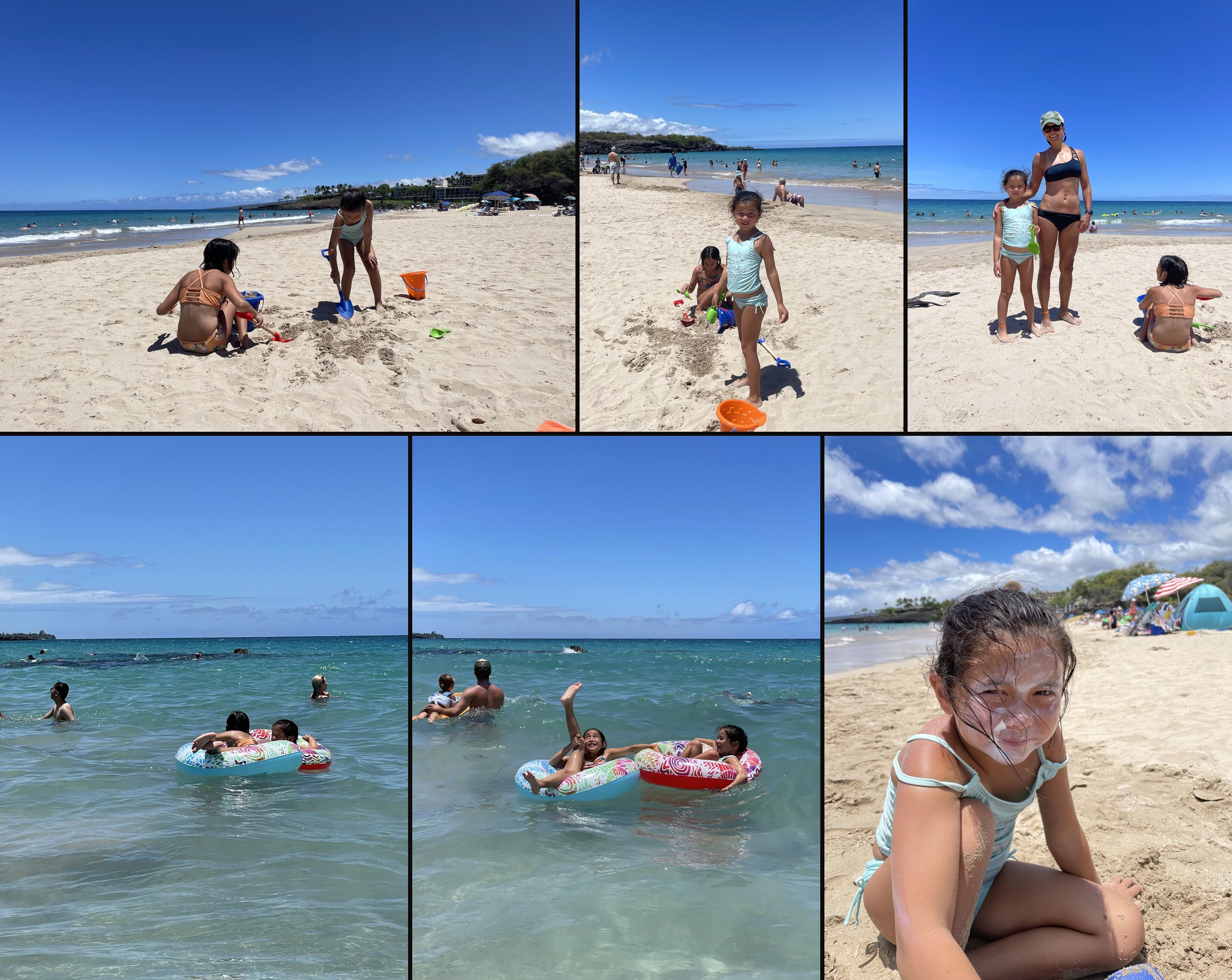 Beach day, then sunset above the clouds on Mauna Kea, Big Island of Hawaii (1 of 3), July 2021